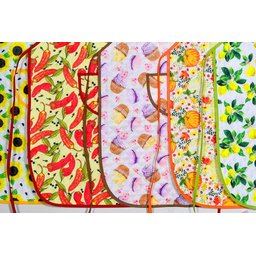 Avental de Cozinha Estampado com Plástico 5 Peças Arte & Tear Avental Estampado com Plástico - 4