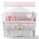 Ver imagem 1 de Kit Berço Enxoval de Bebê Mapa Mundi Rosa
