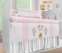 Ver imagem 3 de Kit Berço Enxoval de Bebê Mapa Mundi Rosa