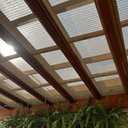 Ver imagem 1 de Tela Sintética Rattan Área Externa para Pergolado 14x1,4mt