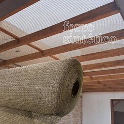 Tela Sintética Rattan Área Externa para Pergolado 14x1,4mt - 3