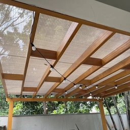 Tela Sintética Rattan Área Externa para Pergolado 14x1,4mt - 4