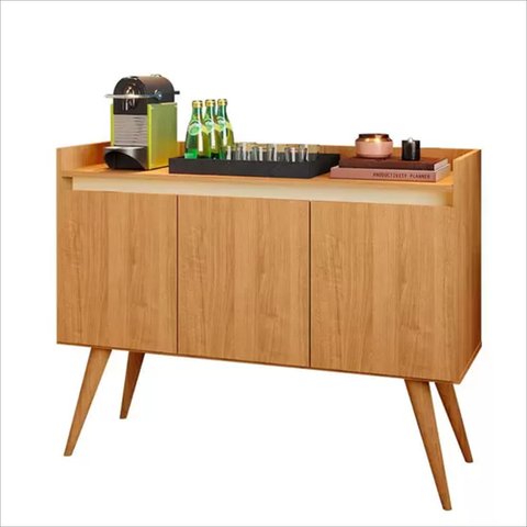 Buffet Gold 3 Portas 100% Mdp Mel Perola