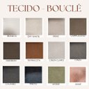 Ver imagem 6 de Conjunto Sofá Curvo Orgânico + 01 Puff Luna Boucle Chumbo - Montanaris Decor