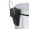Lixeira com Pedal e Balde Removível em Aço Inox 5 Litros - Mundiart Bb3053 05 - 3