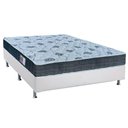 Ver imagem 1 de Cama Box Casal: Colchão Espuma D45 Orthoflex Comfortpedic Line + Base CRC Courano White(138x188)