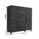 Ver imagem 4 de Cômoda New Vitoria 8 Gavetas com Sapateira - Benetil