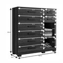 Ver imagem 5 de Cômoda New Vitoria 8 Gavetas com Sapateira - Benetil