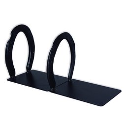 Kit 2 Aparador de Livros Suporte Decorativo Ferradura Preta - 7