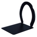Ver imagem 4 de Kit 2 Aparador de Livros Suporte Decorativo Ferradura Preta
