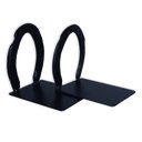 Ver imagem 6 de Kit 2 Aparador de Livros Suporte Decorativo Ferradura Preta