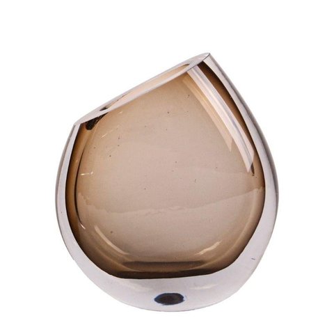 Vaso de Vidro Mek Turin 17x7x18,5cm