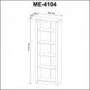 Ver imagem 2 de Kit 2 Peças com Mesa para Escritório em L e Estante Espresso Móveis