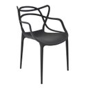 Ver imagem 2 de Kit 10 Cadeiras Allegra Preta Sala de Jantar Cozinha Restaurante Pub