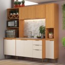 Ver imagem 1 de Cozinha Modulada 4 Peças 10 Portas 2 Gavetas Angelina - Angelin Off White