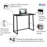 Mesa De Estudo Dobravél Para Notebook Preta - 3