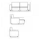 Ver imagem 3 de Sofá Retrátil Reclinável 3 Lugares 198cm Magnum 