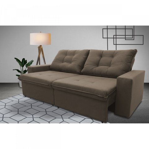 Sofá Retrátil Reclinável 3 Lugares 198cm Magnum
