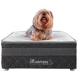 Cama Box Pet Para Cachorros E Gatos com Lençol Impermeável - Caminha Pet - BF Colchões - 1