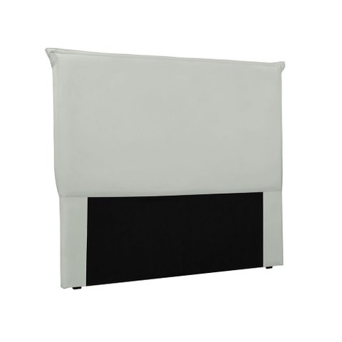 Cabeceira Solteiro 90cm Luna Veludo Prata - Lucadi Home