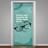 Adesivo Para Porta Para ÁRea Medicinal Exame De Vista- 93X210Cm - 1