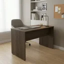 Ver imagem 1 de Escrivaninha Mesa de Escritório 120x60cm Studio Nogueira Lamina Marrom