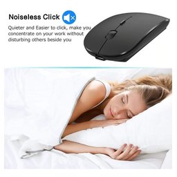 Mouse Bluetooth 10 Recarregáveis H Maston E-1300 Branco - 10
