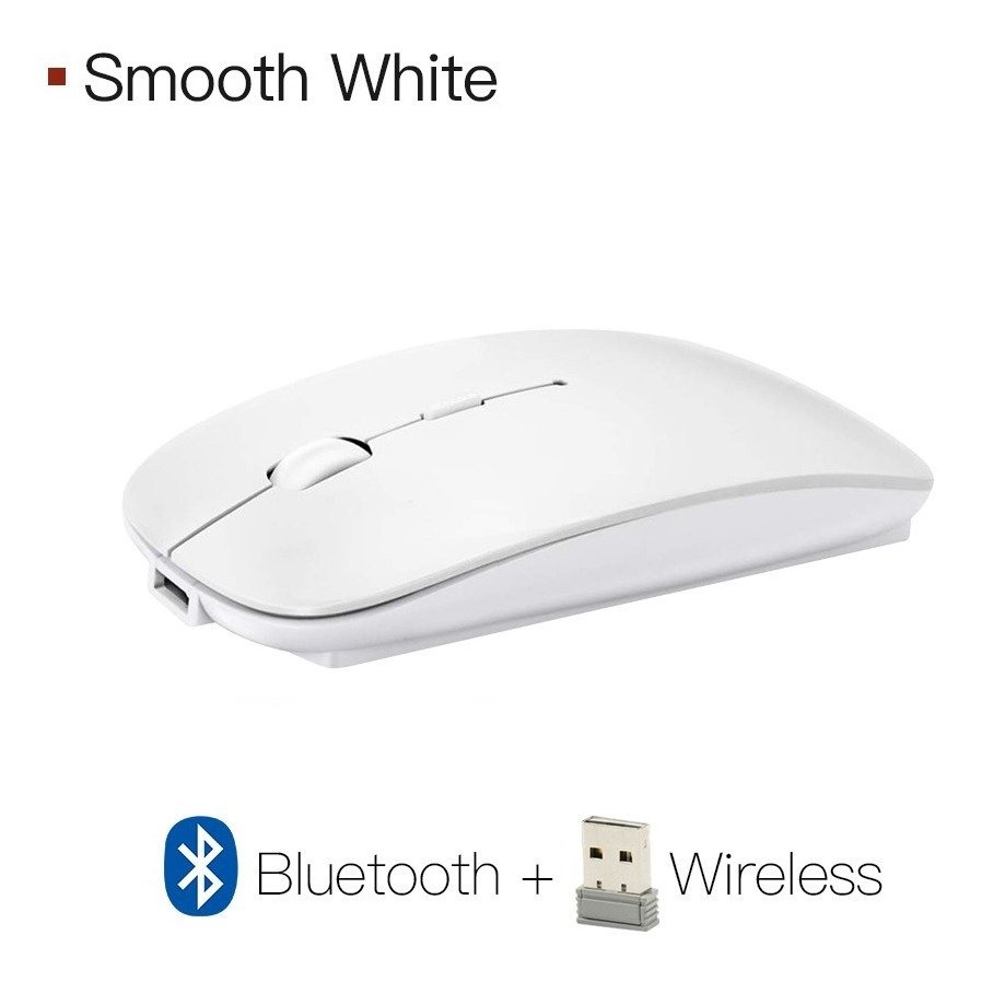 Mouse Bluetooth 10 Recarregáveis H Maston E-1300 Branco - 7