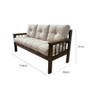 Ver imagem 5 de Sofá 3 Lugares + 2 Poltronas Madeira Maciça Veludo Sala