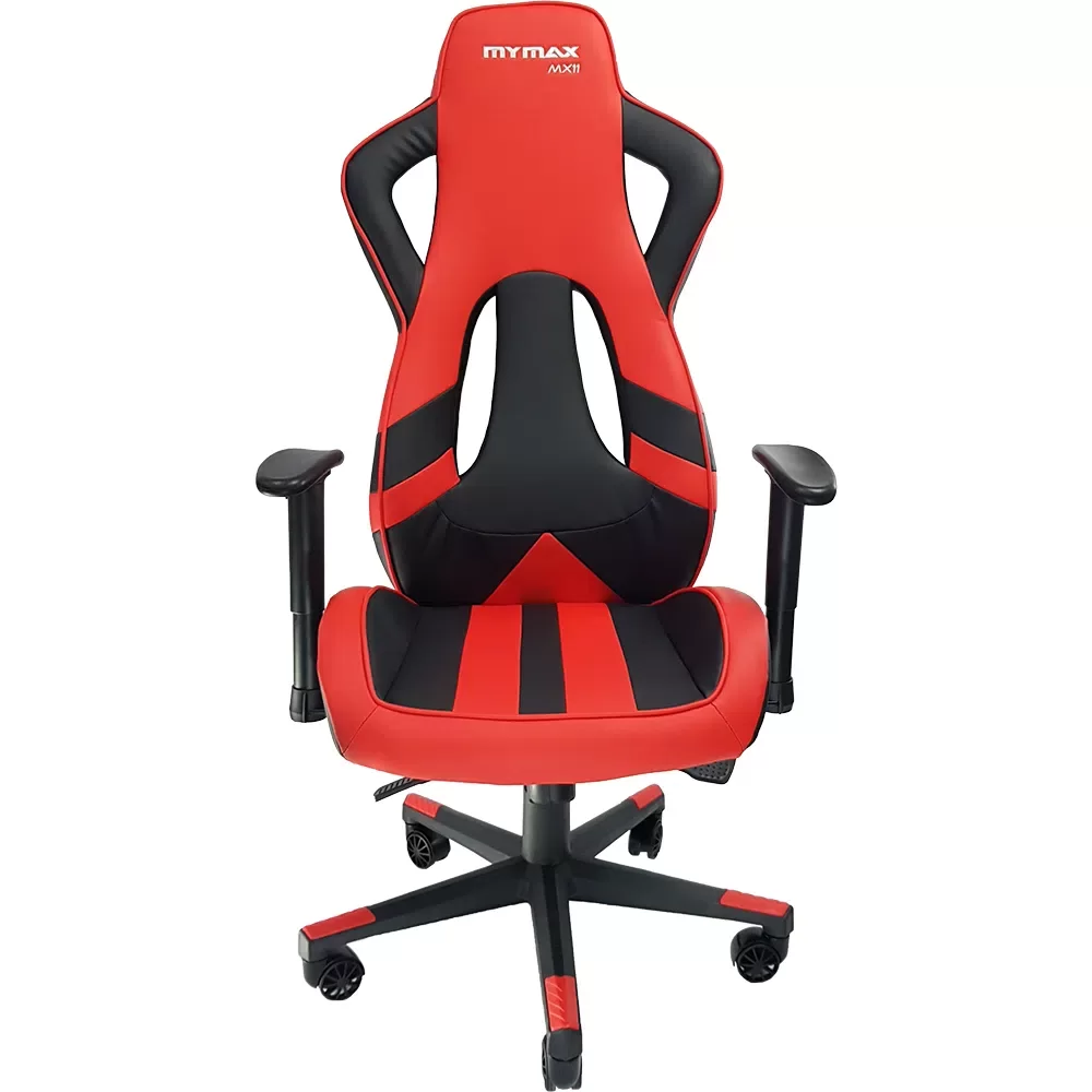Cadeira Gamer MX11 de escritório Giratoria MYMAX:Vermelho/Único - 1