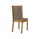 Ver imagem 7 de Conjunto Sala de Jantar Mesa Juliana 110cm Tampo MDP Canto Reto 4 Cadeiras Evelin