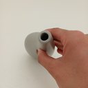 Ver imagem 5 de Vaso Decorativo Enfeite Casa Cerâmica 18x9x9cm Cinza