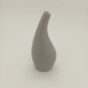 Ver imagem 3 de Vaso Decorativo Enfeite Casa Cerâmica 18x9x9cm Cinza