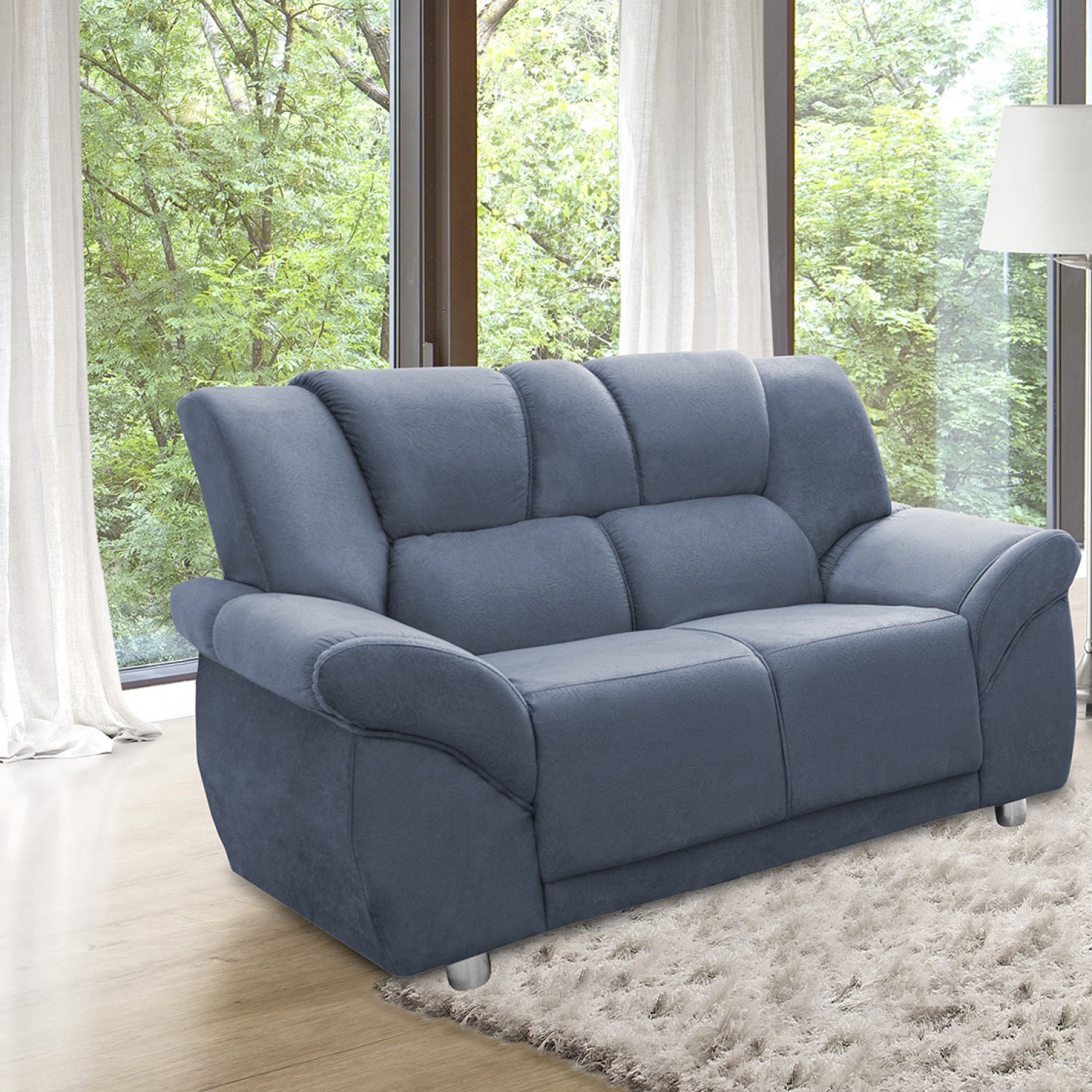 Sofá 2 Lugares Cordoba Hellen Estofados MadeiraMadeira