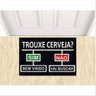 Tapete Capacho Divertido Trouxe Cerveja Sim Não 60x40 Cm. - 1