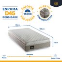 Ver imagem 6 de Cama Box Baú Solteiro com Colchão de Espuma D45 Strong One Face Branco