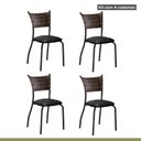 Ver imagem 3 de Kit 4 Cadeiras para Cozinha Junco Sintético Md05 