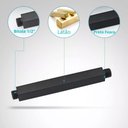 Ver imagem 7 de Ducha Chuveiro Teto 30x30 Slim Inox com Braço 25cm Solar Gás