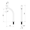 Ver imagem 3 de Torneira Lavatorio B Alta Celite Basic Gold Matte B5055c7r1b