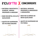 Ver imagem 2 de Luminária Pendente Lustre Led 3 em 1 Dna Dourado Moderno Luxuoso Bivolt Inl121