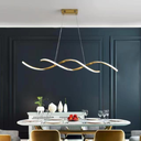 Ver imagem 7 de Luminária Pendente Lustre Led 3 em 1 Dna Dourado Moderno Luxuoso Bivolt Inl121