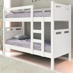 Beliche Jaspe Vira Duas Camas + 2 Colchões D33 Gold Cor:branco - 2