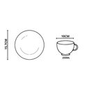 Ver imagem 4 de Conjunto com 6 Xícaras de Chá com Pires Laços de Páscoa Rosa 250ml