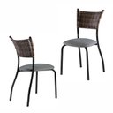 Ver imagem 7 de Kit 6 Cadeiras para Cozinha Junco Sintético Md05