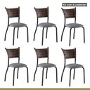 Ver imagem 3 de Kit 6 Cadeiras para Cozinha Junco Sintético Md05