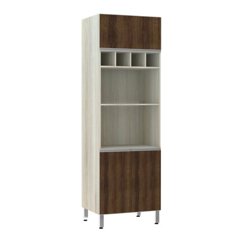 Torre 70cm - Duplo Nicho 3 Portas + 02 Nichos