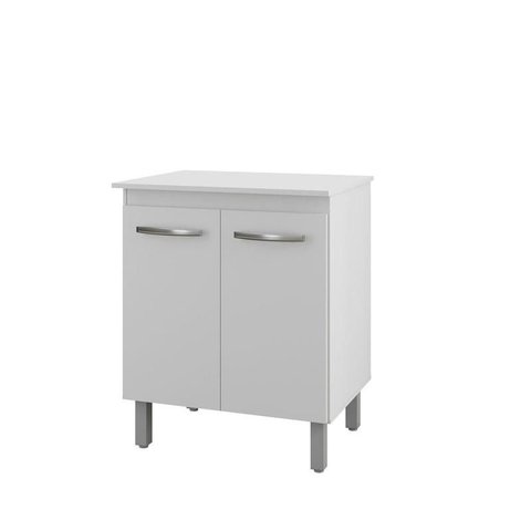 Balcão Multiuso Serena com Espaço para Microondas Branco - Pallazio