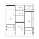 Ver imagem 7 de Guarda Roupa Casal 3 Portas 4 Gav Branco Carraro