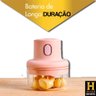 Triturador de Alho Elétrico Usb Portátil Recarregável 250ml - 2