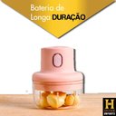 Ver imagem 2 de Triturador de Alho Elétrico Usb Portátil Recarregável 250ml